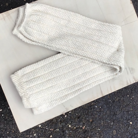 Cream leg warmers brand new and pink socks OS - Picture 2 of 5